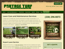 Tablet Screenshot of portageturf.com